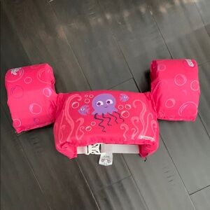 Pink Sea Creature Swim Aid with Arm Bands